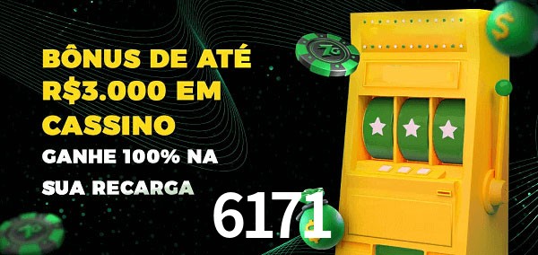 6171 melhor bônus de depósito